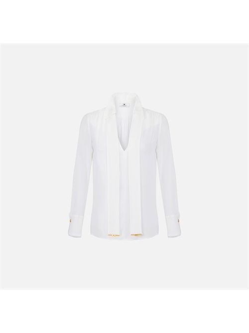 Shirt woman ivory ELISABETTA FRANCHI | CA14661E2/360